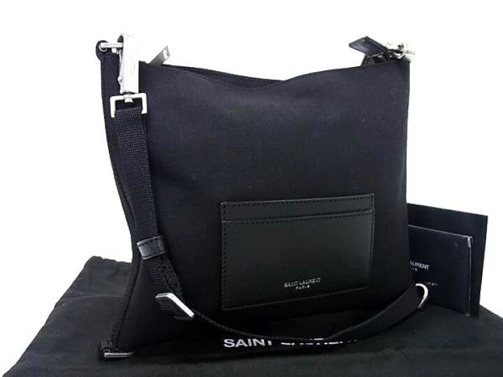 楽天市場】□美品□ SAINT LAURENT サンローラン キャンバス×レザー 