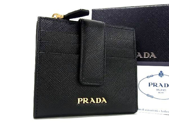 楽天市場】□新品□未使用□ PRADA プラダ サフィアーノレザー 二 