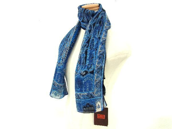 楽天市場】□新品□未使用□ ETRO エトロ シルク100% ペイズリー柄 