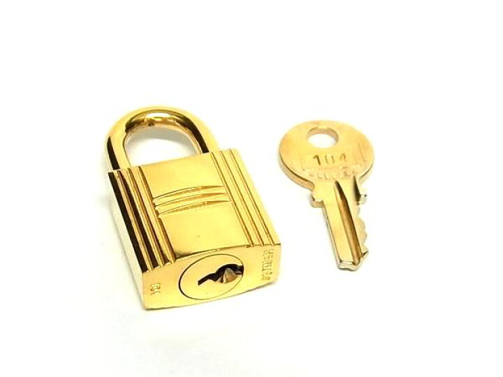 楽天市場】□極美品□ HERMES エルメス カデナ 南京錠 パドロック 104  