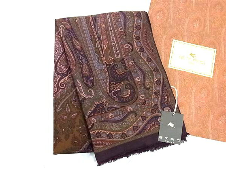 楽天市場】□新品□未使用□ ETRO エトロ ウール70％×シルク30 