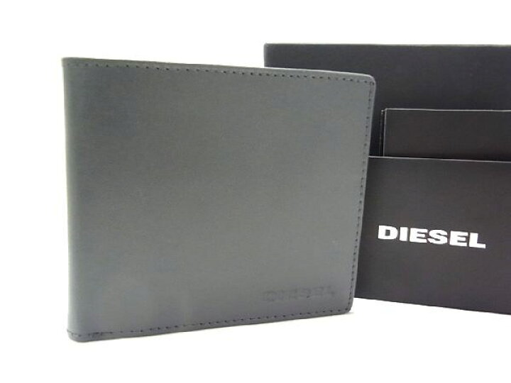 楽天市場】□新品□未使用□ DIESEL ディーゼル レザー 二つ折り 財布 