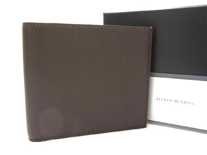 楽天市場】□新品□未使用□ dunhill ダンヒル レザー 二つ折り 財布  