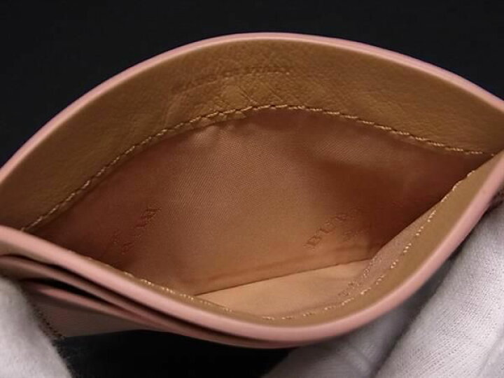 楽天市場】□新品□未使用□ BURBERRY バーバリー レザー カードケース  