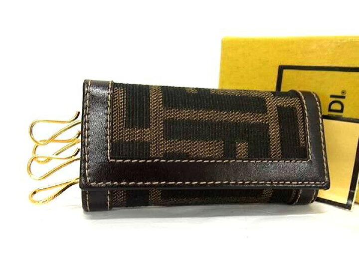 楽天市場】□新品□未使用□ FENDI フェンディズッカ柄 キャンバス  