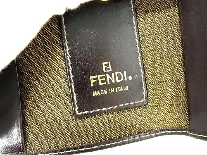 楽天市場】□新品□未使用□ FENDI フェンディズッカ柄 キャンバス  