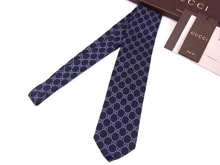 楽天市場】□新品□未使用□ GUCCI グッチ GG柄 シルク100% ネクタイ  