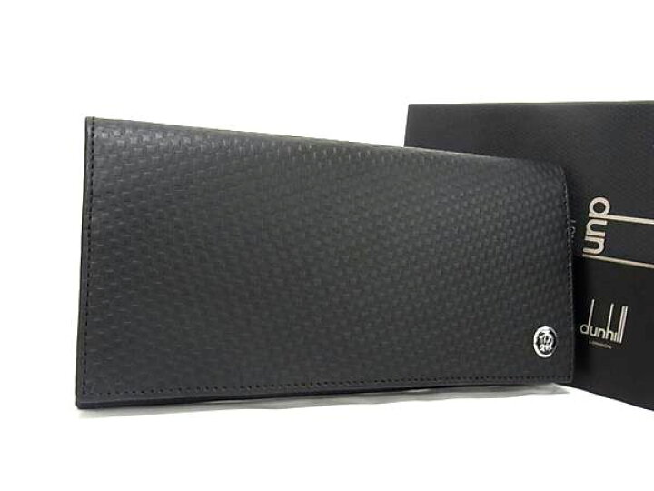 楽天市場】□新品□未使用□ dunhill ダンヒル レザー 二つ折り 長財布 