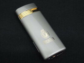 ■新品同様■ FRONTIER フロンティア 高級ガスライター ローラーガスライター 喫煙グッズ 喫煙具 シルバー系×ゴールド系 DK2854