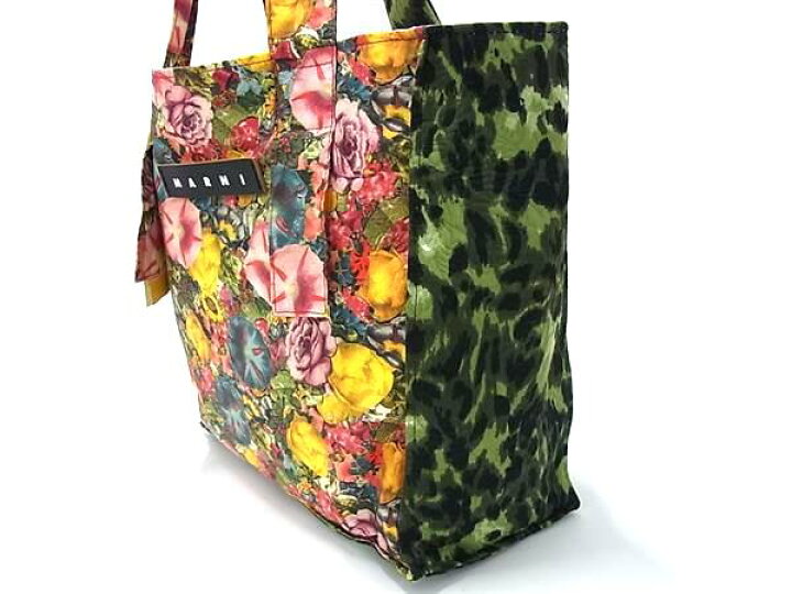 楽天市場】□新品同様□ MARNI マルニ キャンバス 花柄 フラワー 