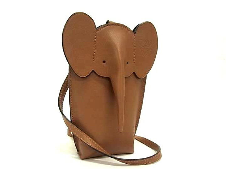 楽天市場】□極美品□ LOEWE ロエベ アナグラム レザー エレファント 