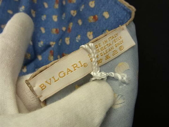 楽天市場】□新品□未使用□ BVLGARI ブルガリ シルク100% 総柄  
