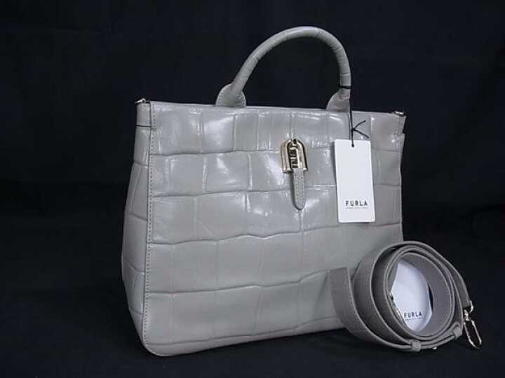 楽天市場】□新品□未使用□ FURLA フルラ パラッツォ クロコダイル型 