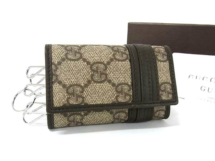 楽天市場】□新品□未使用□ GUCCI グッチ 138077 GG柄 PVC 6連 キー 