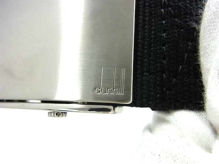 楽天市場】□極美品□ dunhill ダンヒル キャンバス シルバー金具  