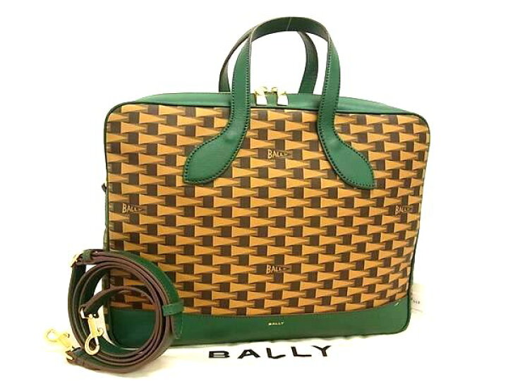 楽天市場】□新品同様□ BALLY バリー ペナント PVC 2WAY ハンドバッグ 