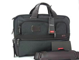 ■新品同様■ TUMI トゥミ 117316-1009 アルファ3 T-Pass M スリム 2WAY ハンドバッグ ショルダー ブリーフケース 斜め掛け FQ8425