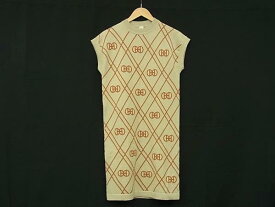 ■新品■未使用■ HERMES エルメス カシミヤ100％ ニット ノースリーブ ワンピース 表記サイズ 34 洋服 ベージュ系 FB6010