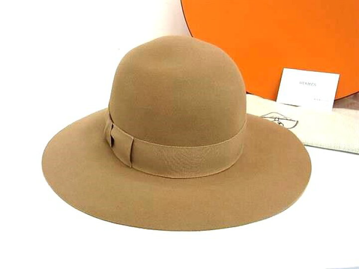 楽天市場】□極美品□ HERMES エルメス ウール100% ハット 帽子 表記 
