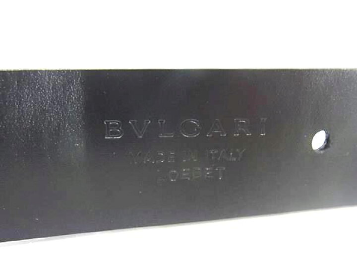 楽天市場】□美品□ BVLGARI ブルガリ レザー シルバー金具 ベルト  