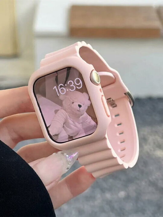 楽天市場】Apple Watch バンド ケース セット かわいい ピンク Wave 