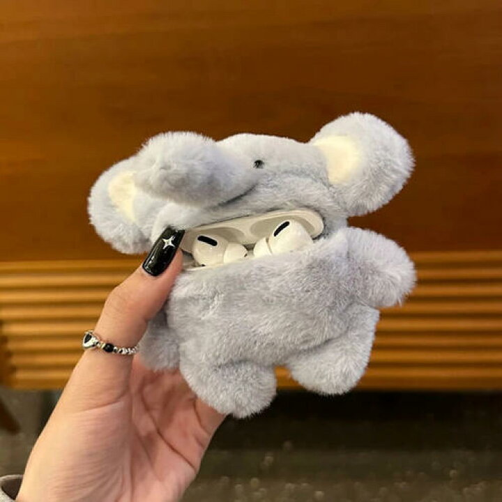 楽天市場】AirPods ケース カバー 韓国 象 ゾウ ブルー 動物 アニマル  