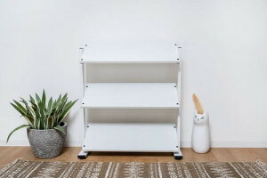 ラック スチール 金属 収納 便利 3段 おしゃれ かわいい 本棚 マガジンラック 組み立て 幅広 リビング 寝室 ダイニング 子供部屋 事務所 オフィス 高さ調整 可動棚 メタルシステム ブラック