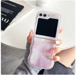 Galaxy Zflip �X�}�z�P�[�X �J�o�[ ���킢�� �O���f�[�V���� �I�[���� �Ȃ݂Ȃ� �؍� ���I �܂肽���� �����h�~ �X�g���b�v�z�[�� �g�����h