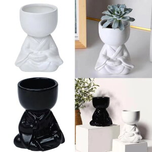 全2種 花瓶 鉢 大きい 陶器 セラミック 和 小人 かわいい アート デザイン ユニーク モダン おしゃれ 北欧 韓国 インテリア 観葉植物 結婚式