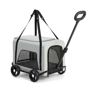 ペットキャリーカート 肩掛け 簡単 折りたたみ 取り外し メッシュ 通気性 お出かけ 車 電車 ドライブ キャンプ ペット用品 グッズ アクセサリ 犬 小型犬 猫 子猫 動物 おしゃれ 室内 屋外 安