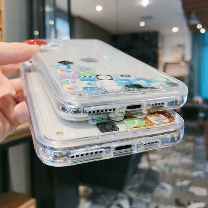 楽天市場 Iphone ケース カバー 可愛い おしゃれ ペア カップル 硬め 動く クイックサンド Iphoneカバー スマホケース スマホカバー クリア アプリアイコン ゴールド シルバー 13 12 12pro 11 Xr Xsmax Xs X 第二世代se 8 7 Ypshop 楽天市場店