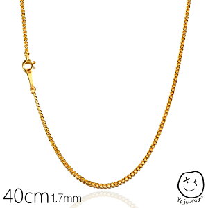  약 18 lbNX `F[  ty 40cm  1.7mm z K18 YG 약lbNX 약`F[ K18 S[h lbNX S { K18YG 18K lbNX { fB[X Y 