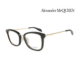 Alexander McQueen アレキサンダー・マックイーン メガネフレーム メンズレディース 伊達眼鏡 AM0225O 001 [新品 真正品 並行輸入品]クリアレンズ交換半額