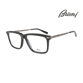 メガネ Brioni ブリオーニ メンズレディース 伊達眼鏡 BR0071O 001 [新品 真正品 並行輸入品]クリアレンズ交換半額