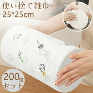 【この価格はSALEだけ！2点で300円OFF＆SSP5倍！】200枚セット使い捨てキッチンクロスカウンタークロス業…
