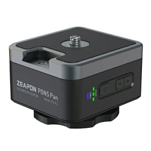 ZEAPON W[| PONS Motorized Pan Head dpwbh PS-E1 p`gwbh J/XC_[/Or 360xpm}Be 1/43/8lW 50kg׏d ZEAPONXC_[e(Micro2/Micro3/AXIS)ɍ킹