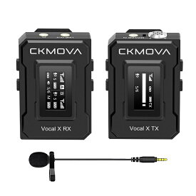CKMOVA Vocal X V1 ワイヤレスマイク レシーバー セット 黒/ピンマイク付き 屋外撮影