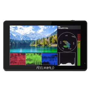 FEELWORLD LUT5 tB[[h 5.5C` Ot j^[ Px 3000nitPx ^b`pl 3D LUTΉ 4K HDMIo 1920X1080 30Hz CX摜M@Ot LEDCg