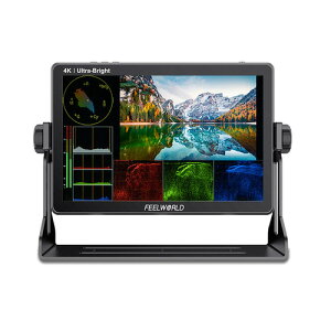 FEELWORLD LUT11S 10.1 C` 2000nit ^b`XN[ DSLR J tB[h j^[ 3G SDI 4K HDMI ͏o