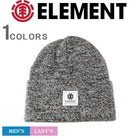 【同ブランド2点ご購入で500円OFFクーポン】 エレメント ニットキャップ ELEMENT メンズ レディース ニットキャップ DUSK CLASSIC BEANIE ビーニー ニットキャップ ニット帽 ロゴ刺繍 帽子 スケートボード スケボー スポーツ カッコイイ ELYHA00169-AAH 【あす楽対応】