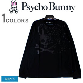 サイコバニー ロンT Psycho Bunny サイコバニー メンズ 長袖Tシャツ 長袖 バニー グラフィック ロゴプリント 高級ピマコットン ロゴ刺繍 Tシャツ L/S TEE ゴルフ スポーツ カッコイイ オシャレ 大きいサイズ B6T650X1PC-001 【あす楽対応】