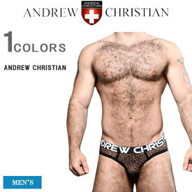 【同ブランド2点ご購入で300円OFFクーポン】 アンドリュー パンツ ANDREW CHRISTIAN アンドリュー クリスチャン メンズ メッシュブリーフパンツ ローライズ ブリーフ パンツ 下着 ネームロゴ カッコイイ オシャレ 92230 【返品・交換不可】【あす楽対応】