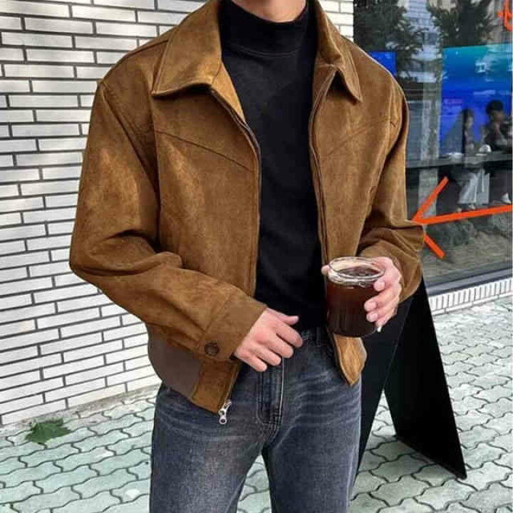 楽天市場】裏起毛 スウェード 革ジャン レザージャケット 