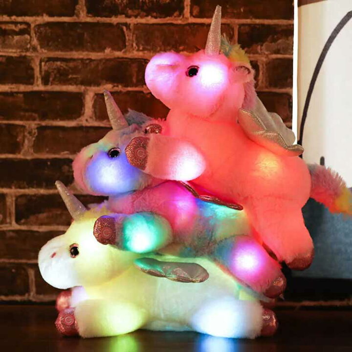 楽天市場】置物 大きい 選べる3カラー ぬいぐるみ 光る 動物 抱き枕  