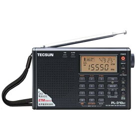 短波/AM/FM DSP処理 BCLラジオ TECSUN PL-310ET(ブラック) 海外短波ラジオ、高感度受信 旧PL-310の後続機種 日本語マニュアル付き