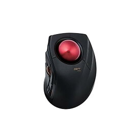 エレコム マウス 有線/ワイヤレス/Bluetooth トラックボール人差指 中型ボール 8ボタン チルト機能 ブラック M-DPT1MRXBK