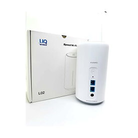 Speed Wi-Fi HOME L02 white UQ版 白