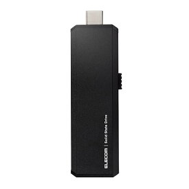 エレコム 外付けSSD 500GB USB3.2(Gen1) PS5/PS4(メーカー動作確認済) スライド式 Type-C&Type-A両対応 ブラック ESD-EWA0500GBK
