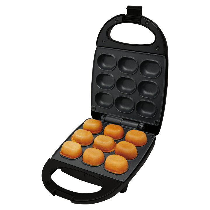 楽天市場 Ysn ベビーカステラメーカー ブラック 送料無料 プレゼント ギフト 一人暮らし おうち時間 ベビーカステラ ホットケーキミックス 5分調理 ホットプレート 時短調理 お菓子づくり 簡単 屋台 美味しい おいしい 赤 黒 ベビーカステラメーカー 俵型 手作り