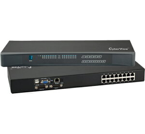 MU-1602F}`[U[ KVM ؑ֊ 16|[gbCAT5e/6 hO (VGA/DVI/HDMI/DisplayPort/USB-C)bWUXGA/1080pbUSB HIDbfCW[`F[ڑΉb[gR\[+1
